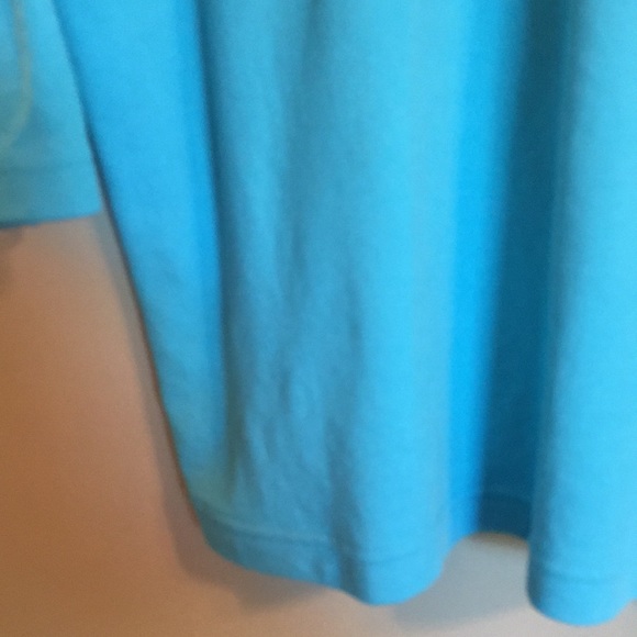 Pretty V neck turquoise three quarter length sleeve tee, excellent condition! - Picture 12 of 16